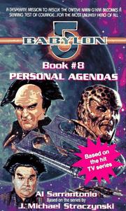 Cover of: Personal Agendas (Babylon 5, Book 8)