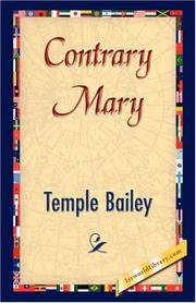 Cover of: Contrary Mary by Temple Bailey