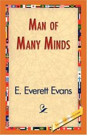 Cover of: Man of Many Minds by E. Everett Evans