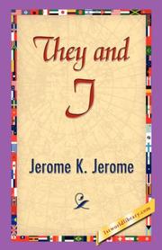 Cover of: They and I by Jerome Klapka Jerome