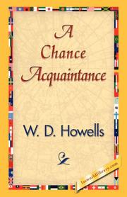 Cover of: A Chance Acquaintance | W. D. Howells