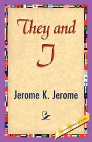 Cover of: They and I by Jerome Klapka Jerome