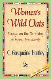 Cover of: Women's Wild Oats by C. Gasquoine Hartley