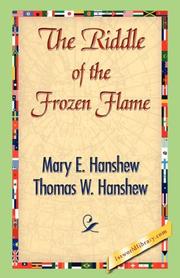 Cover of: The Riddle of the Frozen Flame