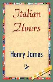 Cover of: Italian Hours by Henry James