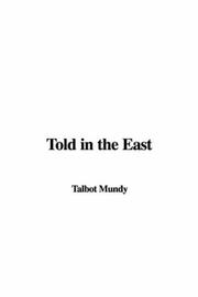 Cover of: Told in the East