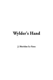 Wylder's hand by Joseph Sheridan Le Fanu