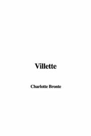 Cover of: Villette by Charlotte Brontë