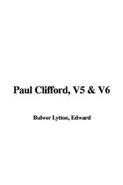 Cover of: Paul Clifford | Edward Bulwer Lytton