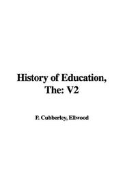 Cover of: History of Education