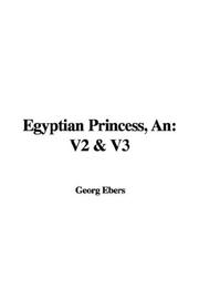 Cover of: Egyptian Princess by Georg Ebers