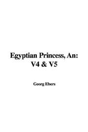 Cover of: Egyptian Princess by Georg Ebers