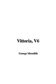 Cover of: Vittoria by George Meredith