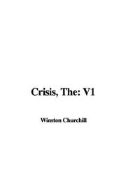 Cover of: Crisis by Winston Churchill