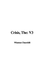 Cover of: Crisis | Winston Churchill