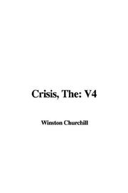 Cover of: Crisis by Winston Churchill