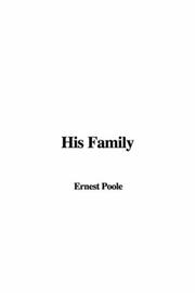 Cover of: His Family by Ernest Poole