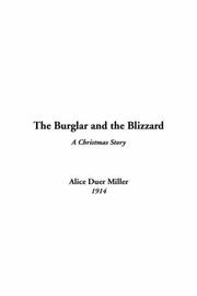 Cover of: Burglar and the Blizzard