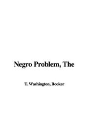 Cover of: Negro Problem