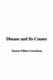 Cover of: Disease and Its Causes