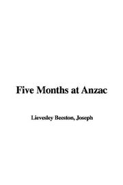 Cover of: Five Months at Anzac