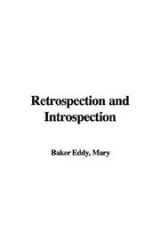 Cover of: Retrospection And Introspection by Mary Baker Eddy