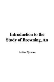 Cover of: Introduction to the Study of Browning