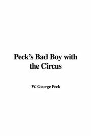 Cover of: Peck's Bad Boy With the Circus by George Wilbur Peck