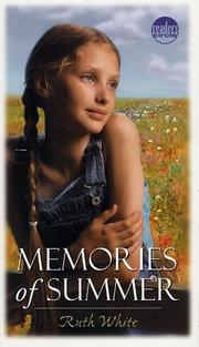 Cover of: Memories of Summer by Ruth White