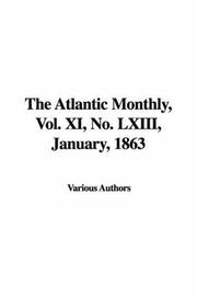 Cover of: The Atlantic Monthly by Various