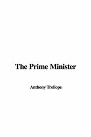 Cover of: The Prime Minister by Anthony Trollope