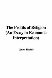 Cover of: The Profits of Religion | Upton Sinclair
