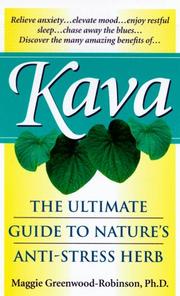 Cover of: Kava: Nature's Wonder Herb