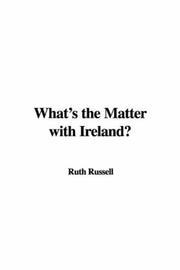 Cover of What's the Matter With Ireland?