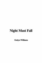 Cover of: Night Must Fall by Emlyn Williams