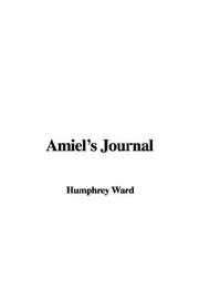 Cover of: Amiel's Journal by Mary Augusta Ward