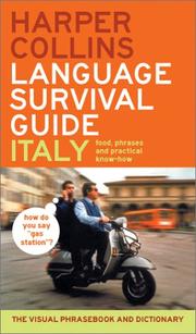 Cover of: HarperCollins Language Survival Guide: Italy by Harper Collins Publishers