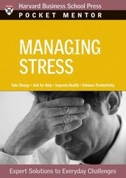 Cover of: Managing Stress