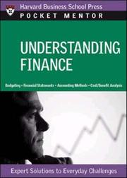 Cover of: Understanding Finance: Expert Solutions to Everyday Challenges (Pocket Mentor)