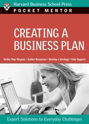 Cover of: Creating a Business Plan Pocket Mentor)