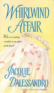 Cover of: Whirlwind affair by Jacquie D'Alessandro