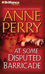Cover of At Some Disputed Barricade (World War One)
