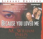 Cover of: Because You Loved Me