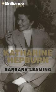 Cover of: Katharine Hepburn by Barbara Leaming