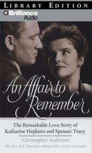 Cover of: Affair to Remember, An | Christopher Andersen