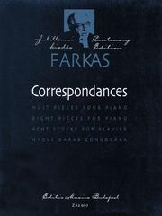 Cover of: Correspondances: Piano Solo