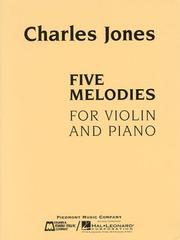 Cover of: Five Melodies for Violin and Piano