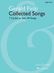 Cover of: Collected Songs by Gerald Finzi