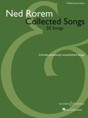 Cover of: 50 Songs by Ned Rorem, Ned Rorem