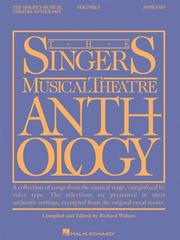 Singer's Musical Theatre Anthology by Hal Leonard Corp.